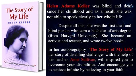 The Story Of My Life An Autobiography By Helen Keller Youtube