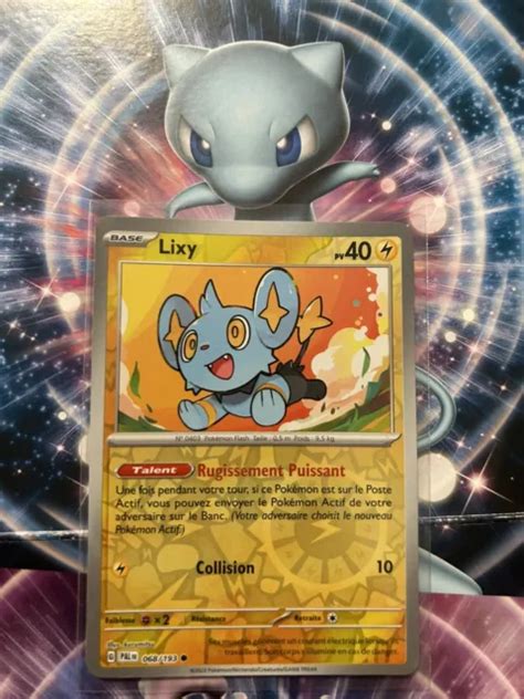 CARTE POKÉMON REVERSE Lixy 068 193 EV2 Evolutions a Paldea NEUF FR EUR