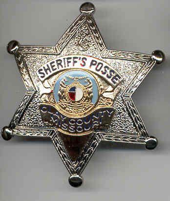 US State of Missouri, Clay County Sheriff Department Posse Badge ...