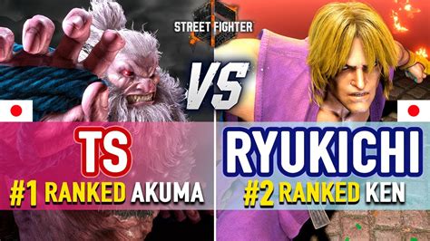 Sf Ts Ranked Akuma Vs Ryukichi Ranked Ken Sf High Level