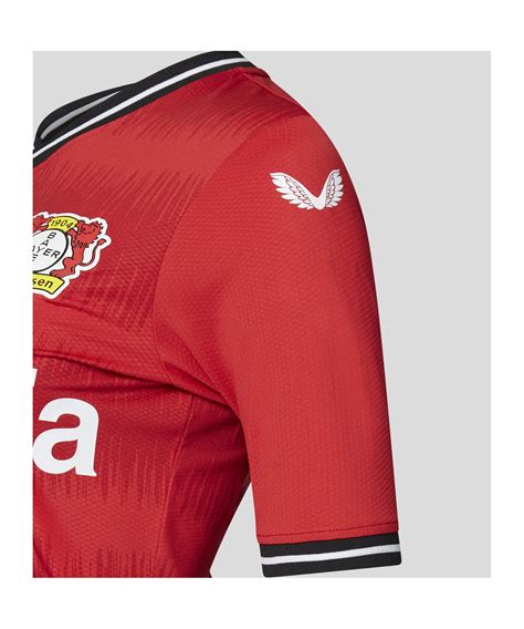 Castore Bayer 04 Leverkusen Trikot Home 2022 2023 Rot Replicas Fanshop