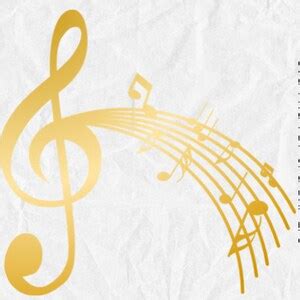 Music Notes Vector Gold Music Vector Png Chord Music Vector Elegant ...