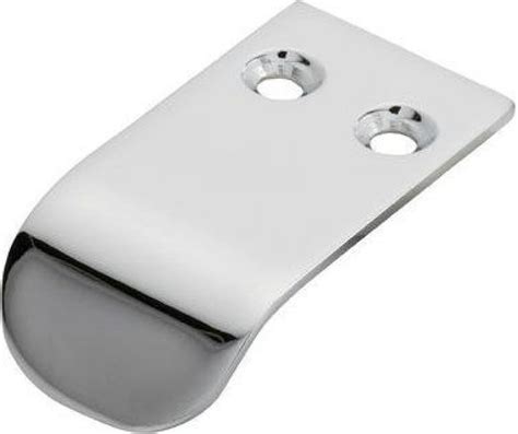 Hidden FTD3015ACP - polished chrome 25mm finger pull - Silver Cabinet Finger Pulls