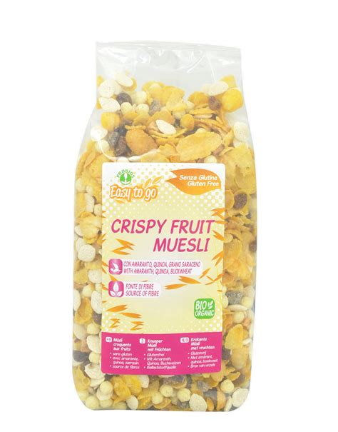 Easy To Go Crispy Fruit Muesli Senza Glutine Di Probios Grammi