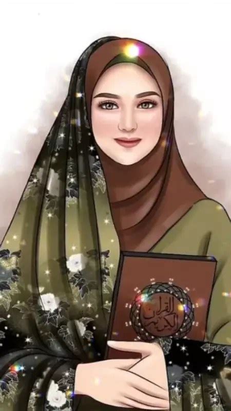 Gambar Kartun Muslimah Cantik Lucu Bercadar Terbaru Wartaup