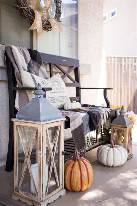 Fall Farmhouse Porch - A Night Owl Blog