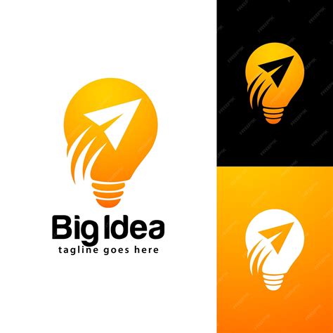 Premium Vector Big Idea Logo Design Template