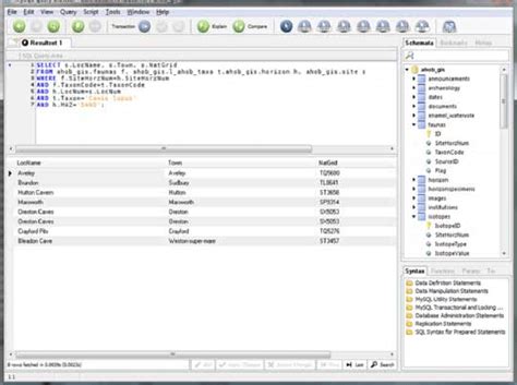 An Example Of A Raw Sql Query Made Directly To The Mysql Server This