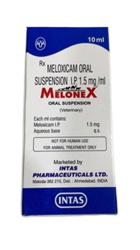 Syrup Meloxicam Veterinary Oral Suspension Packaging Size 10ml 1 5mg Ml At Rs 59 In Nagpur