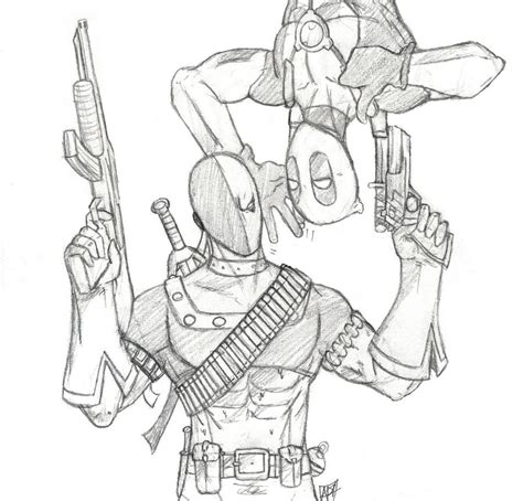 Deadpool Und Deathstroke By Amrock On Deviantart