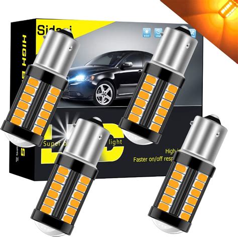 Sidaqi Pack Bau S Py W Led Bulbs Amber Replace For Front And