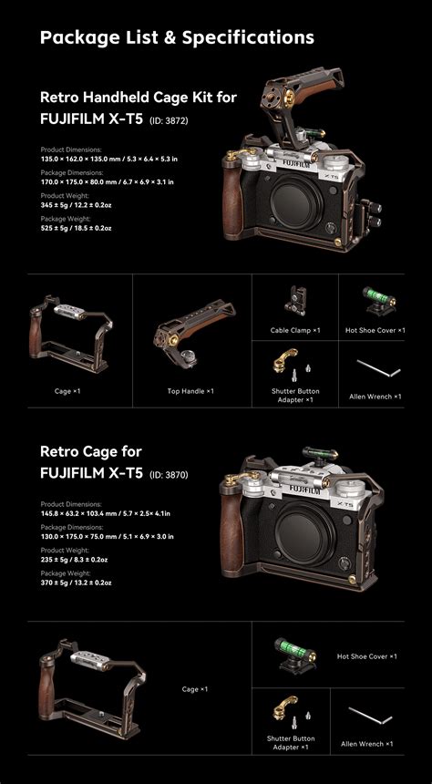 Smallrig Retro Cage For Fujifilm X T Kamalimaging