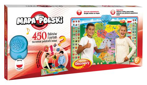 Interaktywna Mapa Polski Dumel Discovery Zabawka Edukacyjna ZABAWKI