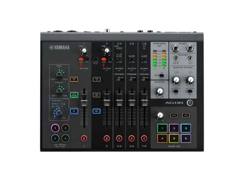 Yamaha Ag Table De Mixage Analogique Noire Interface Audio Achat