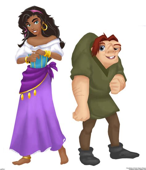 KH- Quasimodo and Esmeralda by combatmaster on DeviantArt