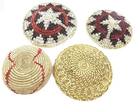 Lot Southwestern Woven Baskets Papago Indian