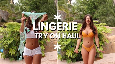 Lingerie Try On Haul Gabriella Ellyse Youtube