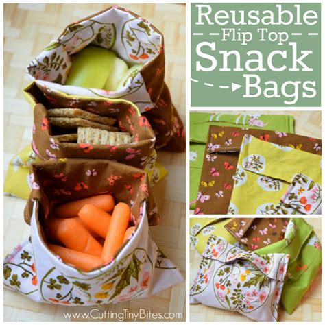 Reusable Snack Bag Sewing Pattern