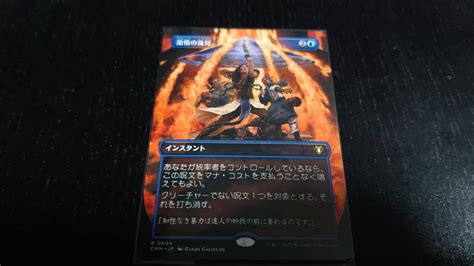 Yahooオークション Mtg Cmm 激情の後見 ボーダーレス 統率者マスタ