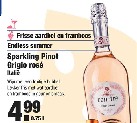 Sparkling Pinot Grigio Ros Aanbieding Bij Aldi Folders Nl