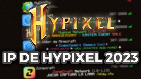 IP Del Servidor Hypixel 2024 Hypixel Server Ip YouTube