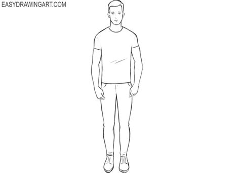 How to Draw a Human - Easy Drawing Art