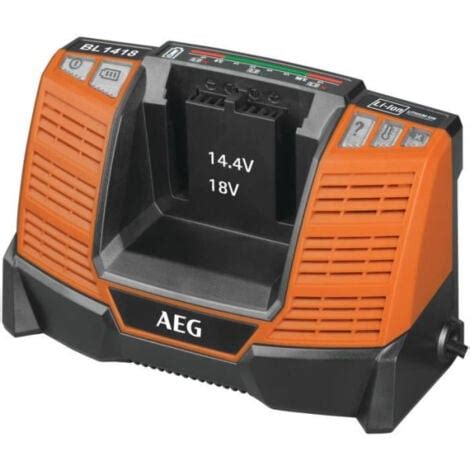 AEG Chargeur GBS NiCD NIMH LI ION A Glissiere 14 4V 18V Pour