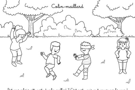 Coloriage Imprimer Jeu De Cache Cache