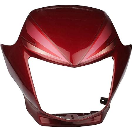 Aryan Trading Co Headlight Visor For Honda Shine Rebel Red Metallic