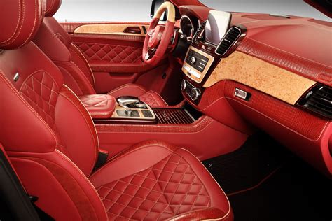 GLE Coupe Gets Red Carbon and Crocodile Leather Interior - autoevolution