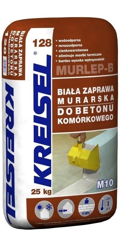 Zaprawa Murarska Kreisel Murlep B Kg Bia A Cena