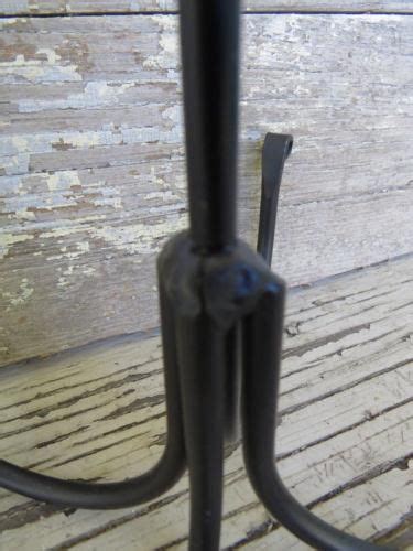 Wrought Iron Arm Herb Hook Amish Hand Forged Primitive Drying Rack