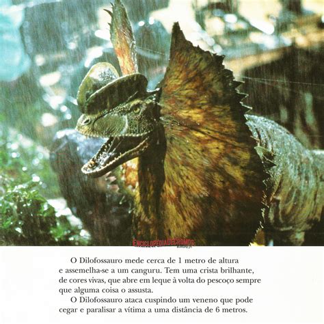 Enciclopédia de Cromos Bem Vindos Ao Jurassic Park Livro Ilustrado