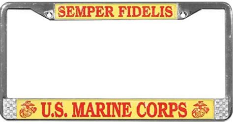 US Marine Corps License Plate Frame US Marine Corps License Plate