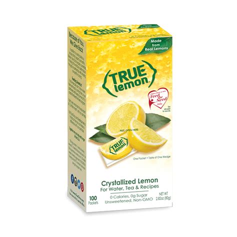 Buy TRUE LEMON Water Enhancer, Bulk Dispenser, 100 Count (Pack of 1), 0 ...