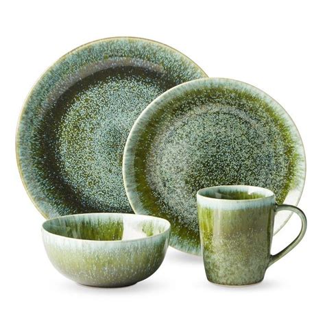 Gibson green lantern 16 piece dinnerware set – Artofit