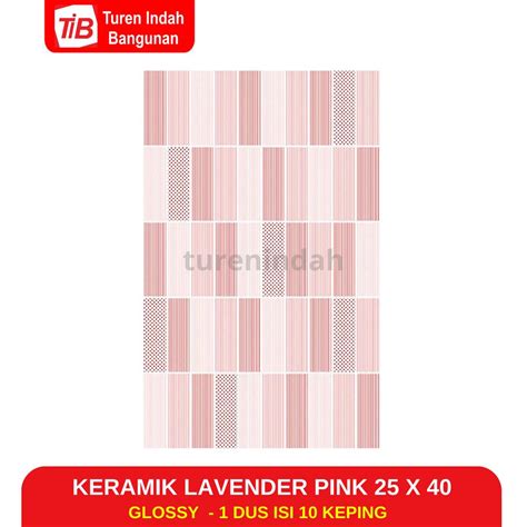 Jual KERAMIK LAVENDER PINK 25X40 KERAMIK DINDING KERAMIK KAMAR