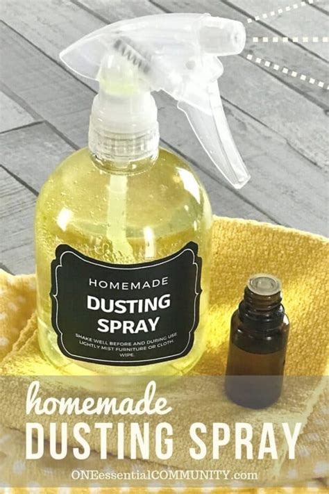 Diy Dusting Spray With Essential Oils One Essential Community