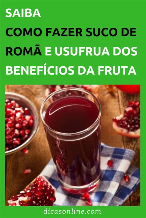 Suco da Romã é um dos mais saudáveis 7 Benefícios Receita