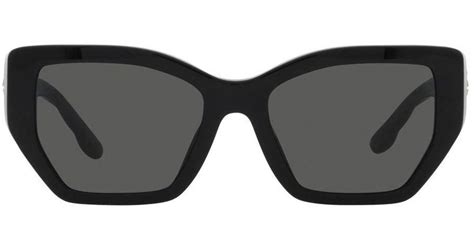 Tory Burch Kira Cat Eye Sunglasses In Black Lyst