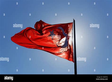 Turkish flag, Istanbul, Istanbul Province, Turkey Stock Photo - Alamy