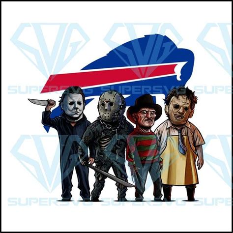 Buffalo Bills Halloween Horror Crew Football Png Buffalo Bills Png Nfl ...