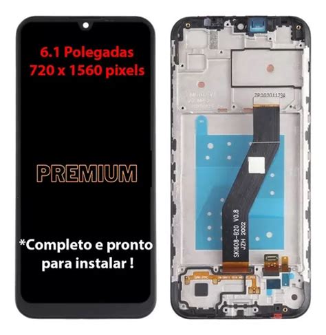 Display Tela Frontal Compatível Moto E6s Aro Xt2053 pel Frete grátis