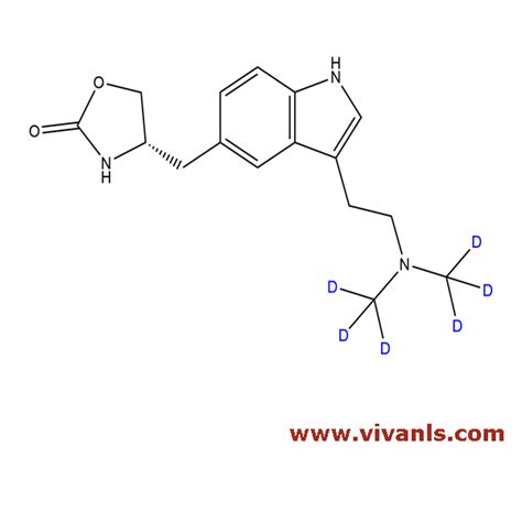 Zolmitriptan Formula C₁₆h₂₁n₃o₂ Cas No 139264 17 8 Vivan Life Sciences