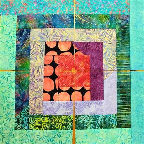 Make A Scrappy Quarter Log Cabin Quilt Artofit