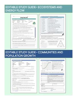 Ecology Study Guide By Biology Roots Tpt