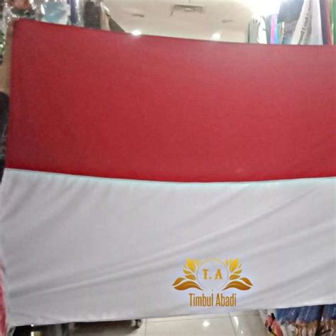 Jual Free Ongkir Bendera Merah Putih Bahan Satin Ukuran 135 X 90 Cm Di