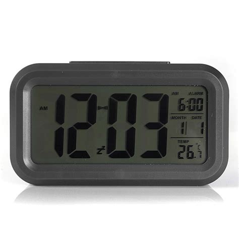 Digital Led Display Alam Clock Black With Free Cx 2158 Digital Led