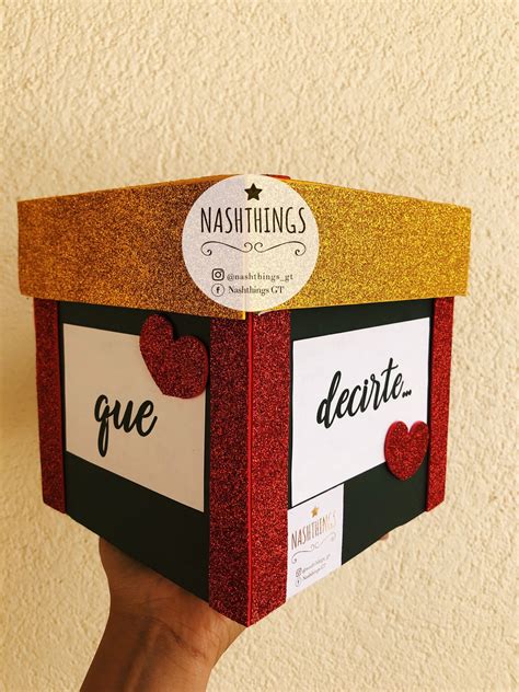 Cajas Personalizadas Love Gifts Boyfriend Gifts Crafts