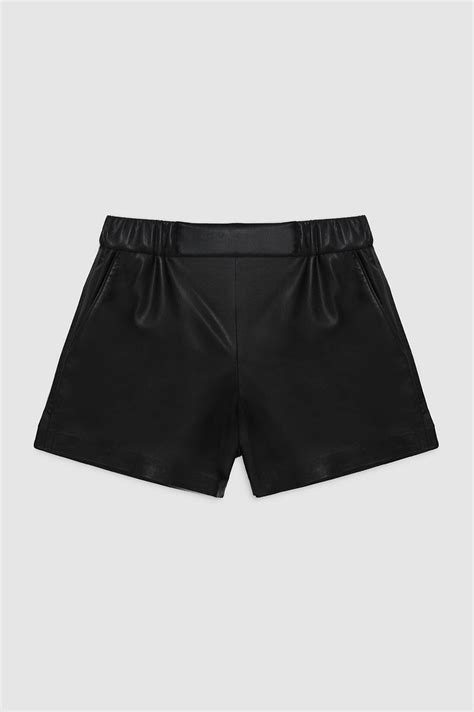 Anine Bing Shorts Deals Outlet Online Women Koa Short Black Vegan Leather